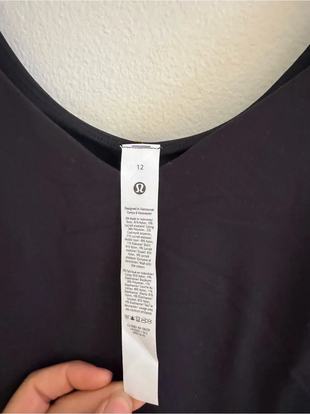 lululemon athletica align dress in black